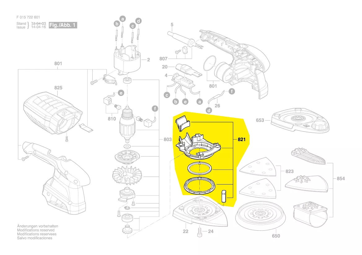 Déflecteur aspiration ponceuse Skil 7220 et 7226